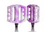 Demolition Parts Trooper Plastic Pedal White/Purple Marble